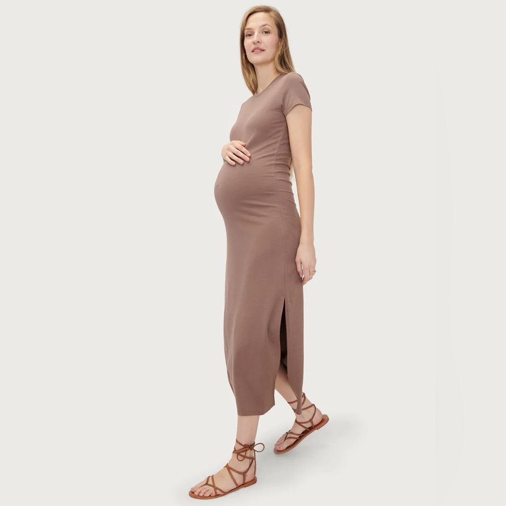 HATCH - The Jay Dress - Mocha - Size 3 (Maternity)